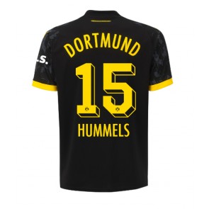 Borussia Dortmund Mats Hummels #15 kläder Kvinnor 2023-24 Bortatröja Kortärmad